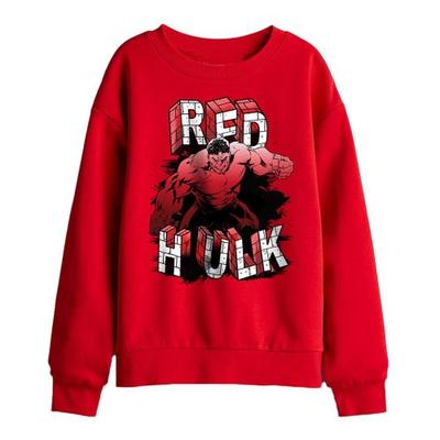 Captain America: Brave New World Childrens/Kids Red Hulk Brick Sweatshirt