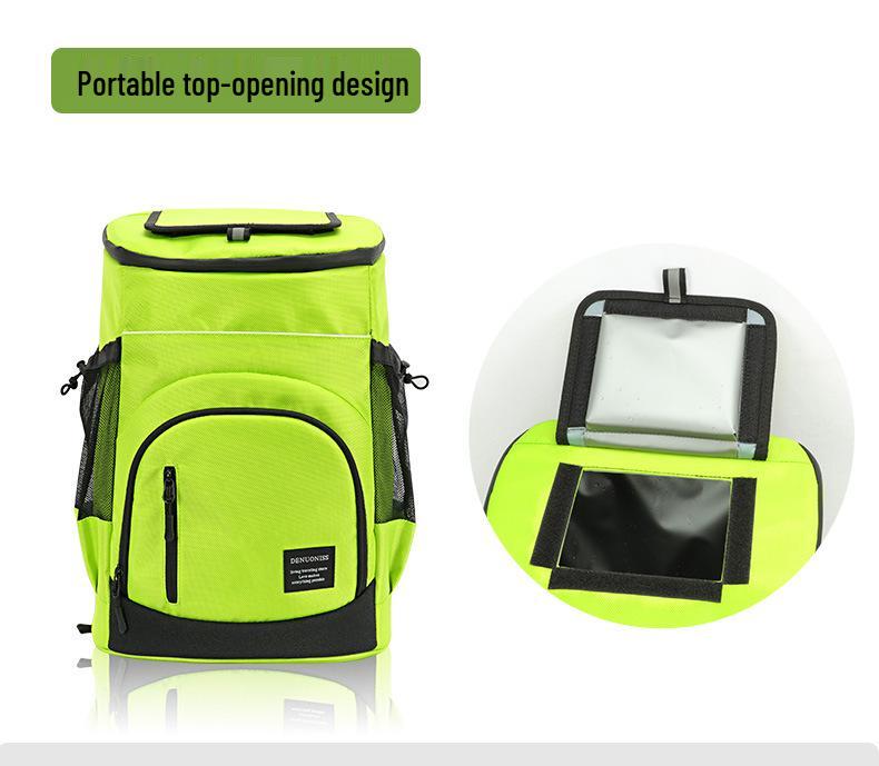 30L Lightweight Insulated Outdoor Backpack with Leakproof Ice Pack for Picnics and Beer