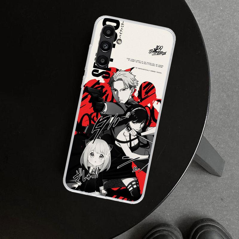 Anime S-Spy Family Anya Phone Case Cover for Samsung Galaxy A17 A16 A26 A36 A56 A57 A37 A15 A25 A35 A55 A14 A24 A34 A54 A13 A23