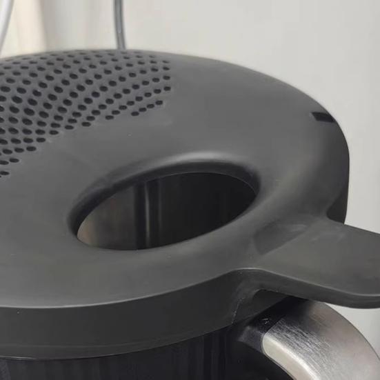 Pokrywka z filtrem odpływowym do Thermomix TM7 Praktyczna pomoc w nalewaniu i nasadka sitka z portem do uzupełniania Akcesoria kuchenne