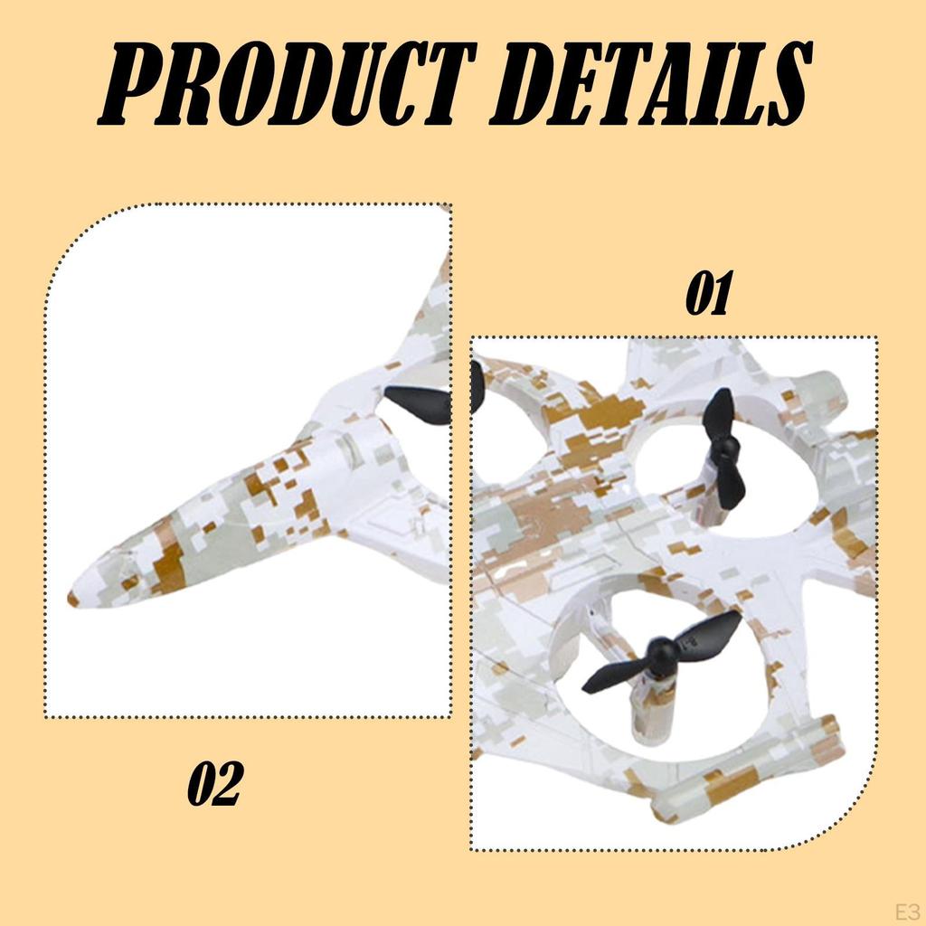 Foam Remote Control Airplane EVA Aircraft 6 Channel Outdoor Toy Portable USB Recahrgeable Waterproof
