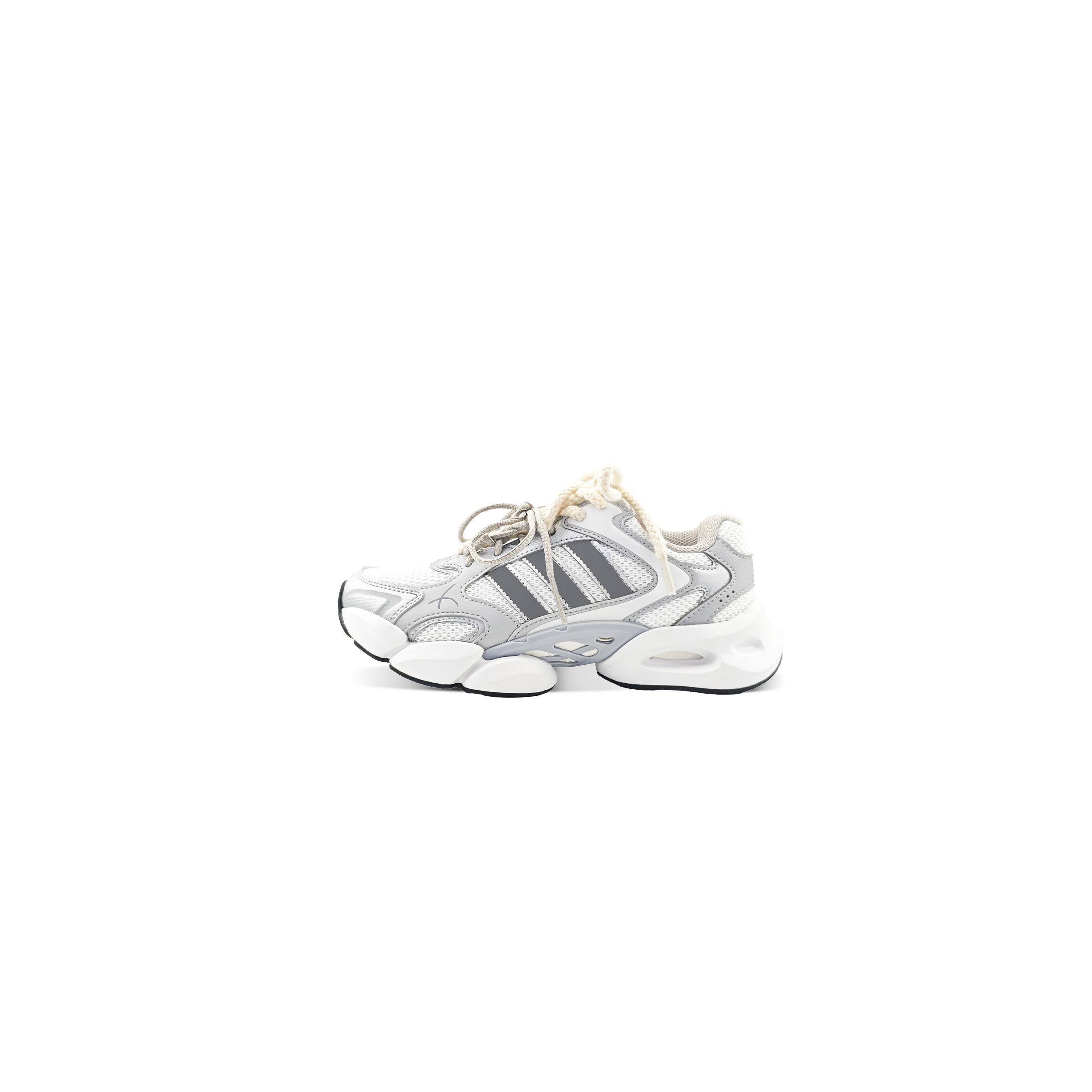 

Adidas MEGASTRIDE Cushioning, Wear Resistant Low top Casual City Commuting Running Shoes Unisex Light Gray JR6333(Team1295-) 44⅔