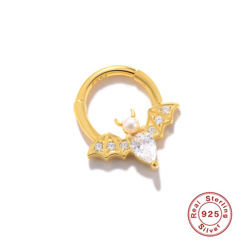 Sterling Silber S925 Körperpiercing Knorpel Nahtloser Nasenring Offener Ring Piercing Mode Nasenring Ohrringe Fußohrringe Ohrringe