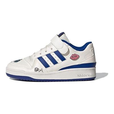 Forum Low Little Kid Grl Power Kids Sneakers White Chalk-White Collegiate-Royal FY2545