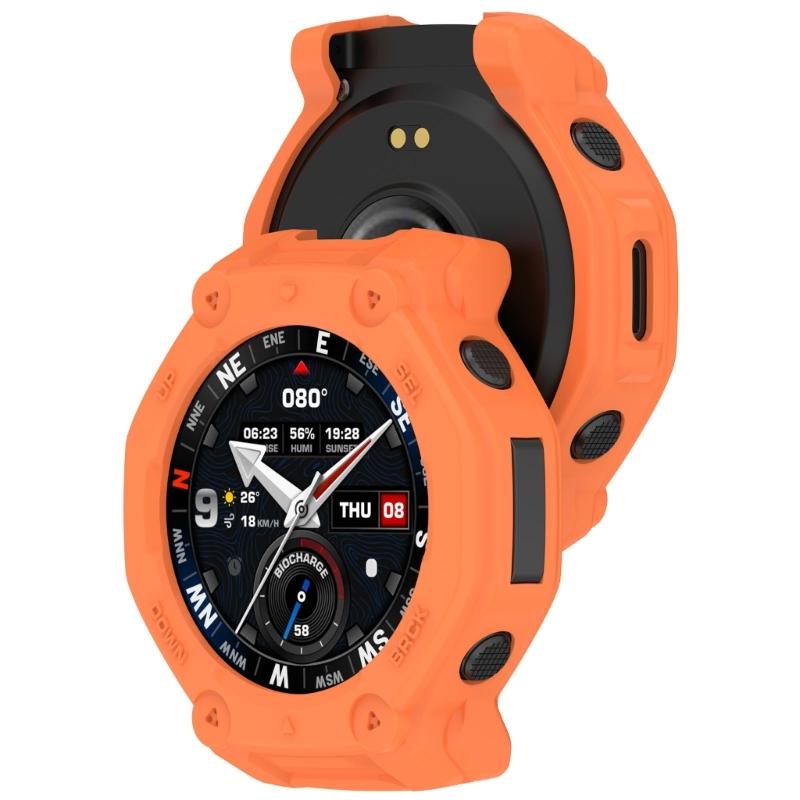 Lichtgewicht Skeletons Beschermhoes Sterke TPU Cover Half Gesloten Beschermende Schaal Horloge Accessoires voor Smartwatches