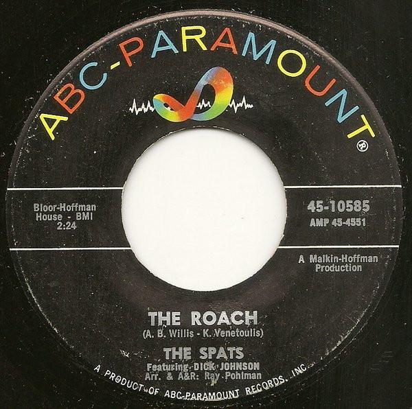 

7inch Record SPATS - The Roach / Gator Tails And Monkey 4510585 ABC-Paramount 1964 US Rock Used