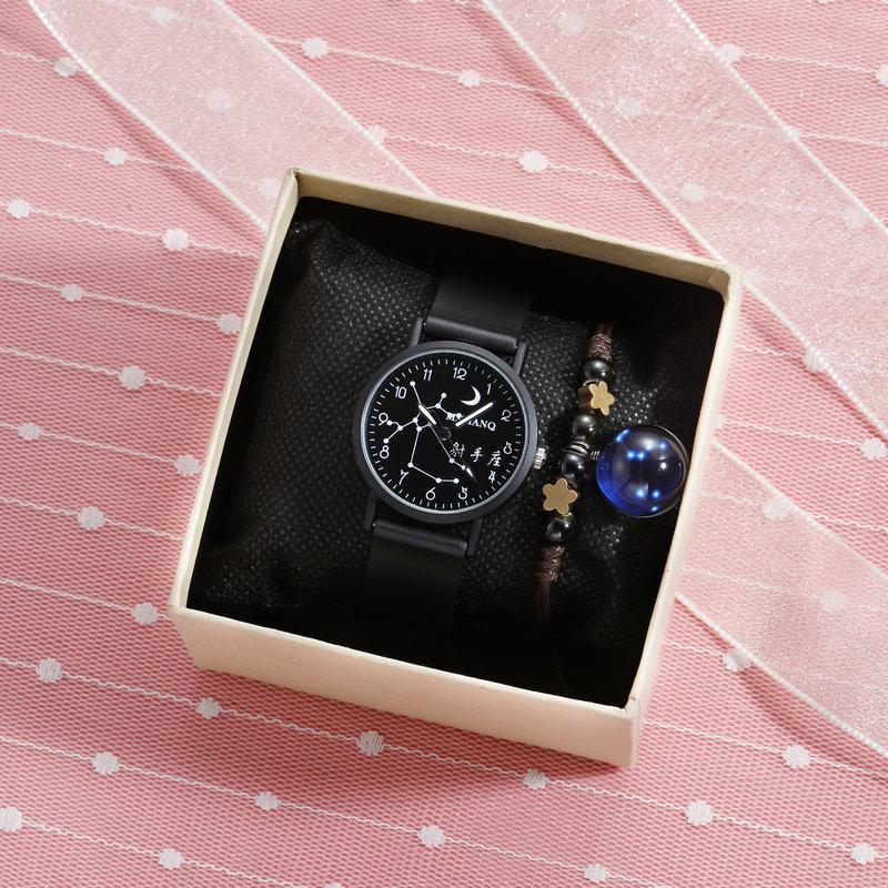Twelve Constellations Watch Male And Female Students Simple Trend Wind Couple Luminous Student Watch