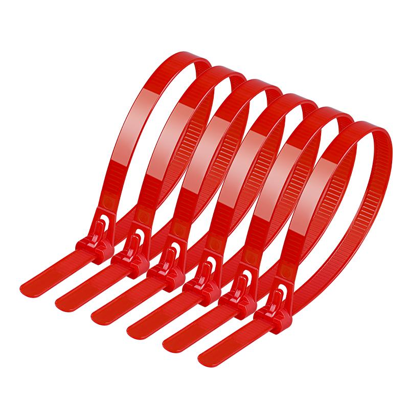 Nylon Flame Retardant Releasable Cable Ties 8*250mm, Reusable, Factory Direct Supply, Preferential Price