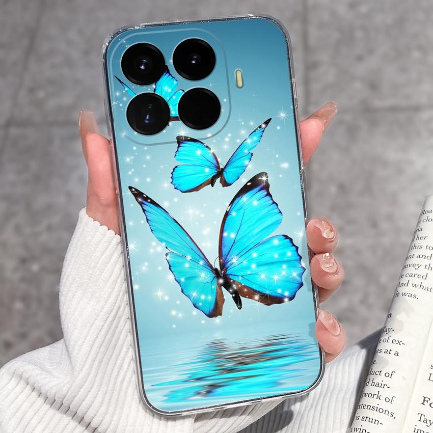 Cases For Redmi 17 17C / Xiaomi 17T Pro / 17 Pro Max 17 Ultra 17 Max Cute Girl Label Pattern Phone Covers Transparent TPU Ultrathin Lightweight Bumper