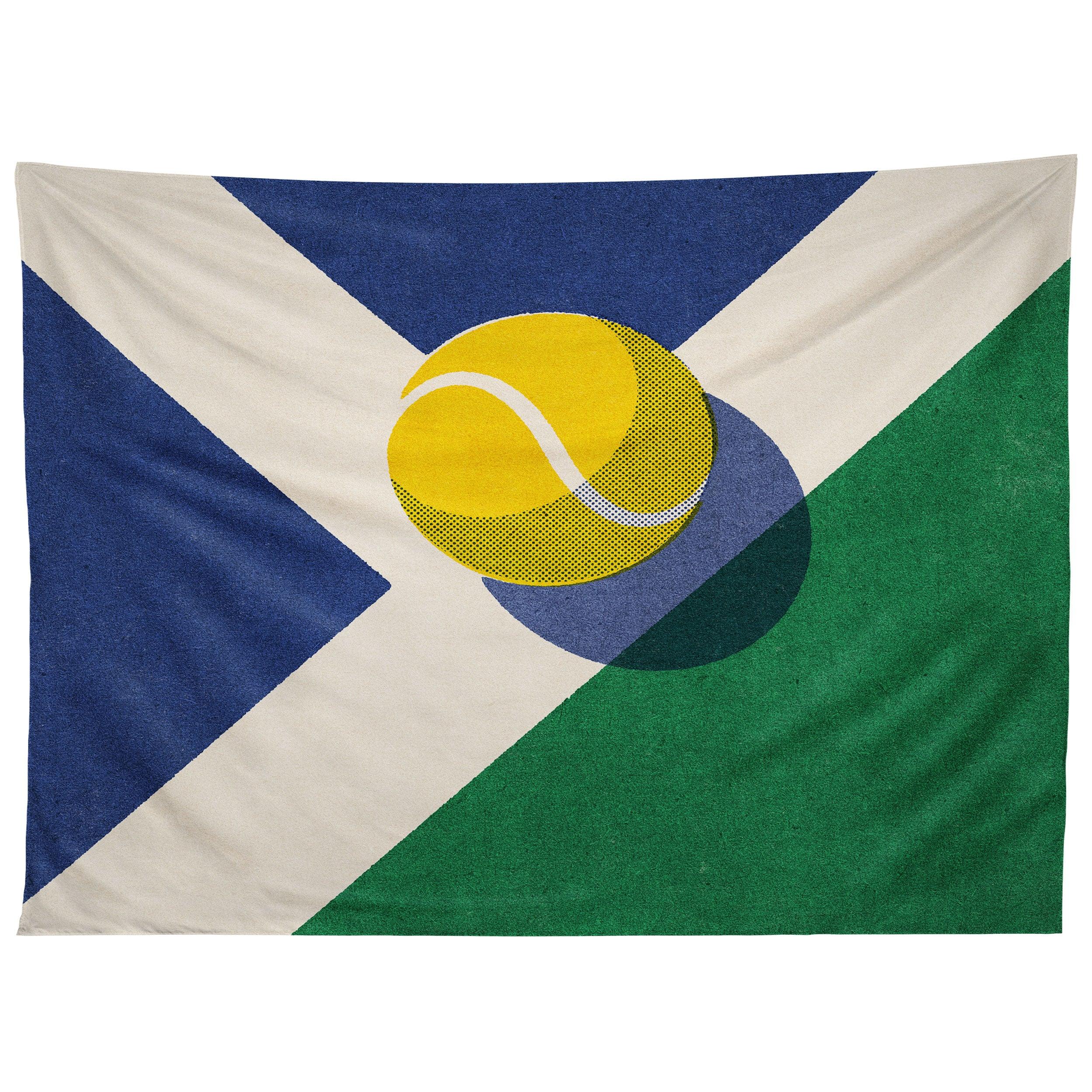 BALLS TENNIS HARD COURT I tapestry 75x100