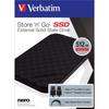 Disque ssd externe - verbatim - store'n'go - 512 go - 2.5" - usb 3.0