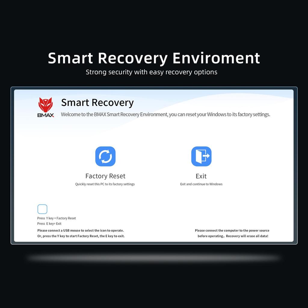 Mini Pc BMAX B6 PLUS 12G+512G SSD Intel Core i3-1000NG4 Processor Intel Iris Plus Graphics Window 11