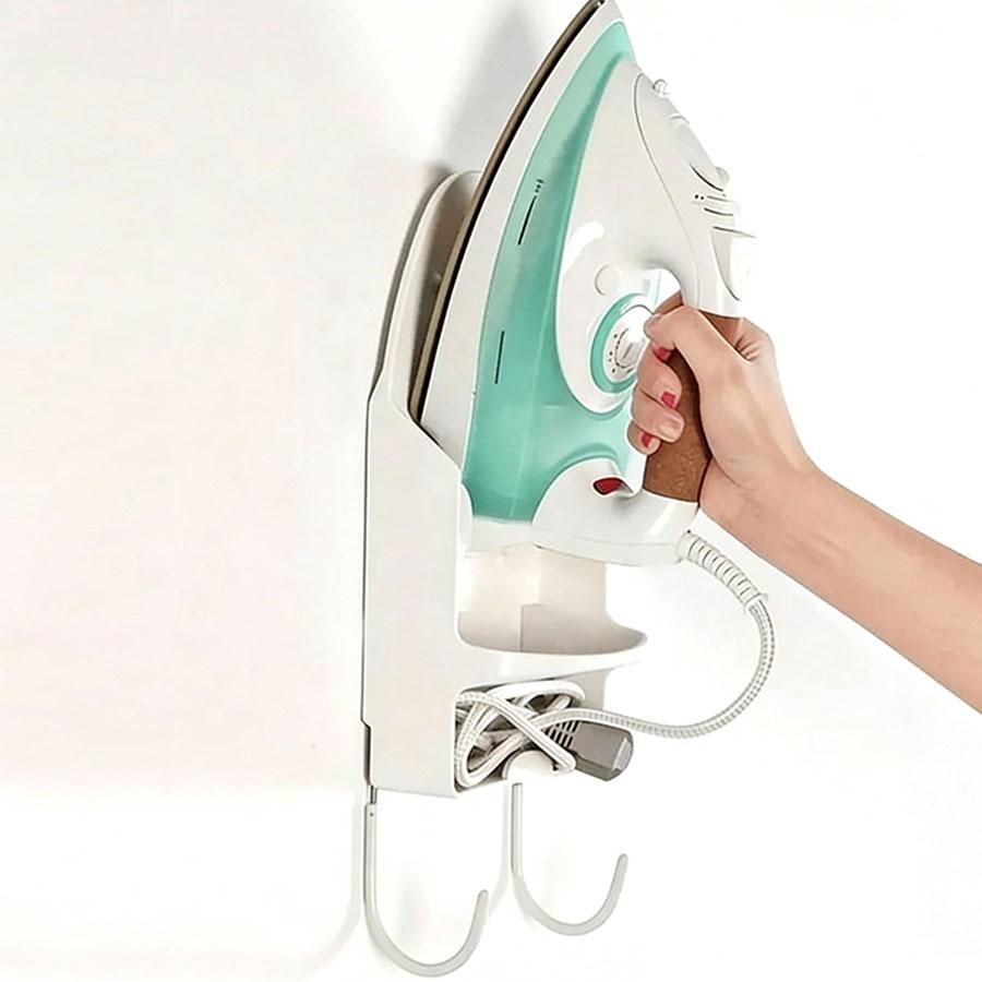 Iron Holder and Hook Ironing Board Storage Rack, Household Universal Size, Iron Rack Ironing Board Hook  Iron Rack Storage House