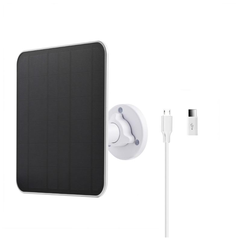 

Efficient 5W Sun Charging Unit For Security Cameras Type link And 9.84ft Cable белый