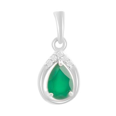 Stříbrný přívěsek s achátem 0,838 ct (2189725)