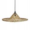 BOHO Ceiling Hanging Lamp with Bamboo Shade, Natural, Large, 40cm E27