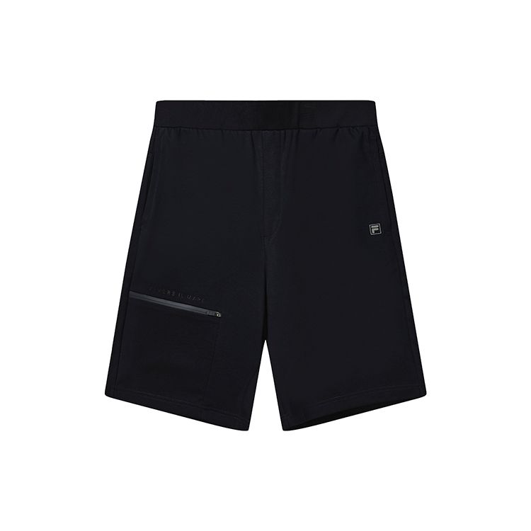 

FILA Cotton Basic Solid Color Logo Knitted Shorts Men Shorts Legendary-Blue F11M227608F-NV L