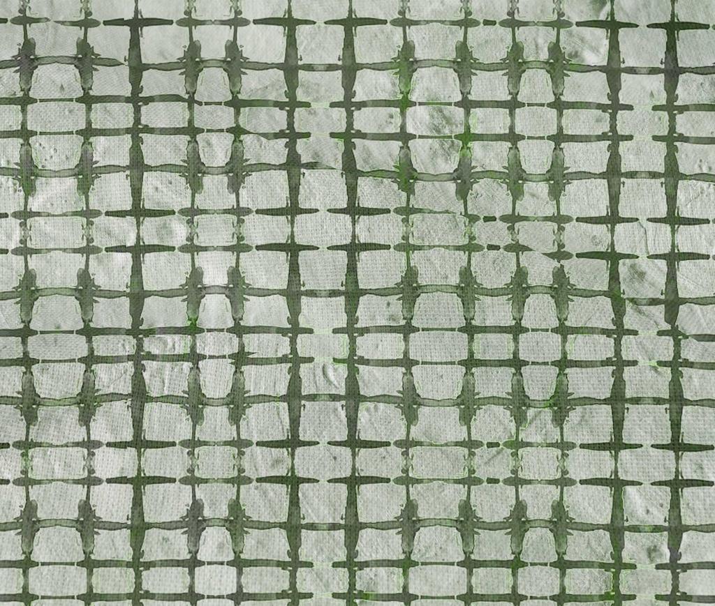 oneOone Bavlněný Flex Zelený Látka Abstraktní Akvarel Geometrický Řemeslné Projekty Dekor Látka Tištěná na Metráž 40 Palců