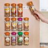 2/4 Pcs Wall Mount Home Kitchen Storage Rack Ingredient Spice Plastic Clip Rack Organizer Accessories Jars Spice Holder Tools