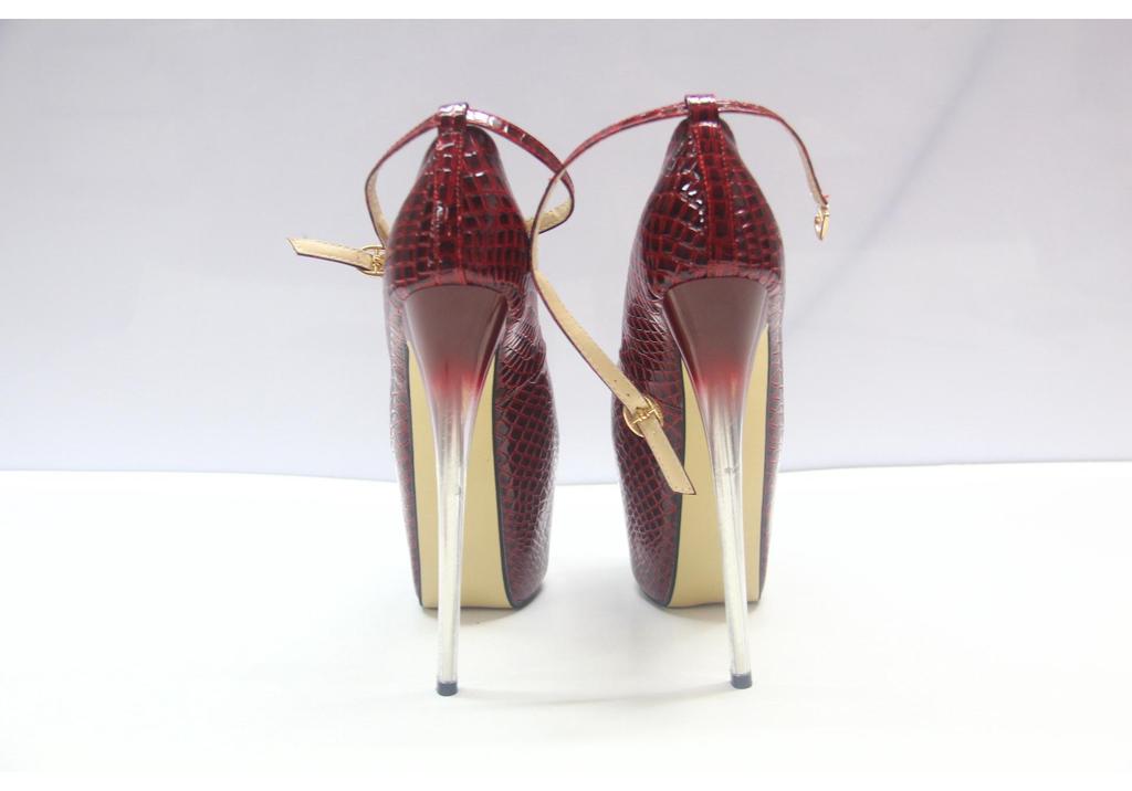 Women's Sky-High Platform Heels: 19-22cm, Sizes 34-46, Round Toe, Multiple Styles