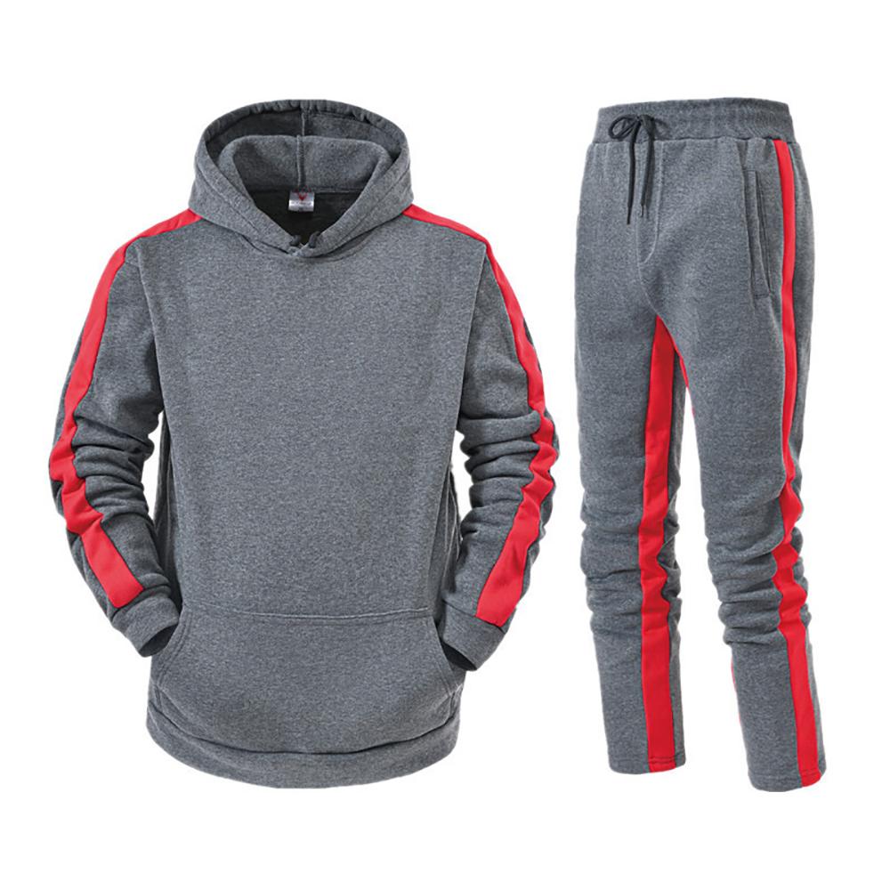 Men's Tracksuit Hooded Pullover Hoodie Solid Color Hooded Outdoor Thin Fleece Hoodies Sweatshirts Long Sleeve Sport Streetwear