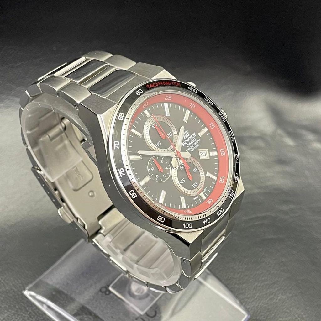 Used CASIO EDIFICE EF-546 Chronograph Watch Working Item