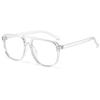 X18266 Men's Fashionable Double Bridge Photochromic Glasses with Simple, Scholarly Design