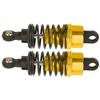 2 Stück RC Metall Stoßdämpfer Dämpfer Stoßdämpfer Set für Wltoys A959 A949 A969 118 RC AutoGold