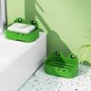 Seifenschale mit Frosch-Thema Lustiges und funktionales Badezimmer-Accessoire für Kinder und Erwachsene, um Seife trocken zu halten