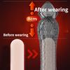 Realistic Penis Sleeve Vibrator Penis Enlargement Delay Ejaculation Reusable Condom Dick Cover Sex Toys for Men Sex Products