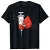 Kawaii Phlebotomist Krankenschwester Humor Blutentnahme Süße Spritze T-Shirt Mädchen Mode Lustig Blutspender Labor Witz Tee Y2k Kunst Pädiatrisch