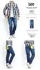 Lee AMERICAN RIDERS 203 Tapered Denim Dark Blue Jeans, Men's Pants,