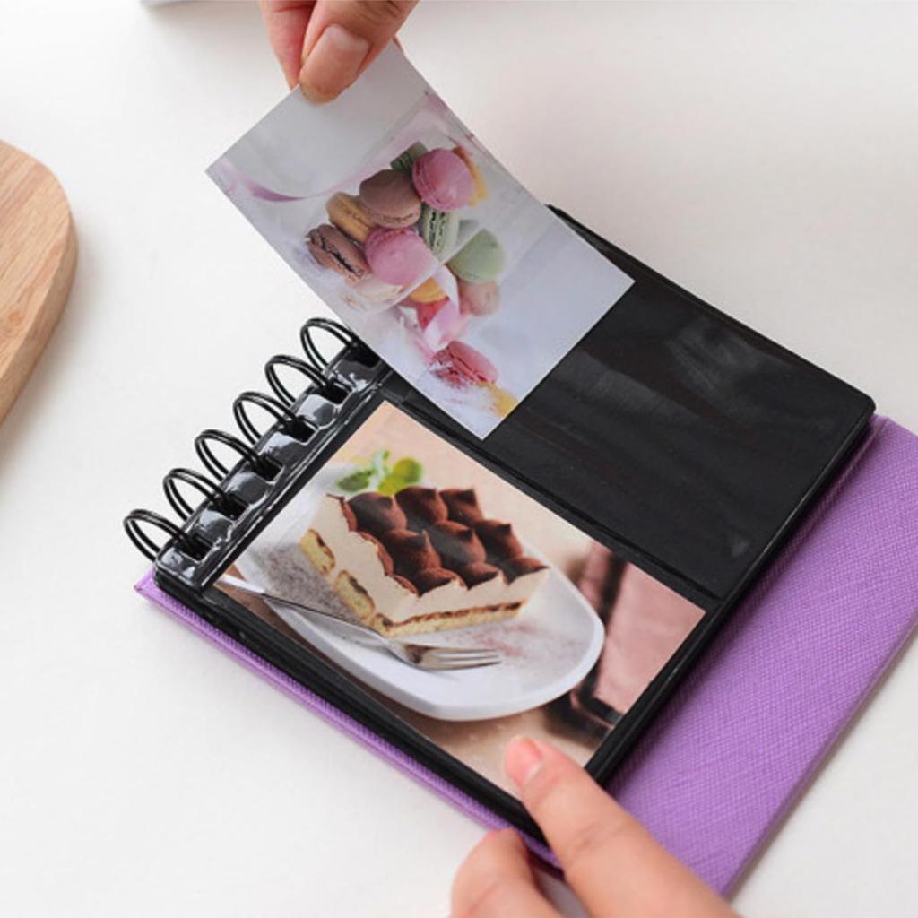 Darkhorse.Inc Album for FUJIFILM "Instax" Stand-Up Pocket Album, Mini Album, 3-inch, 68 Photos - Pink