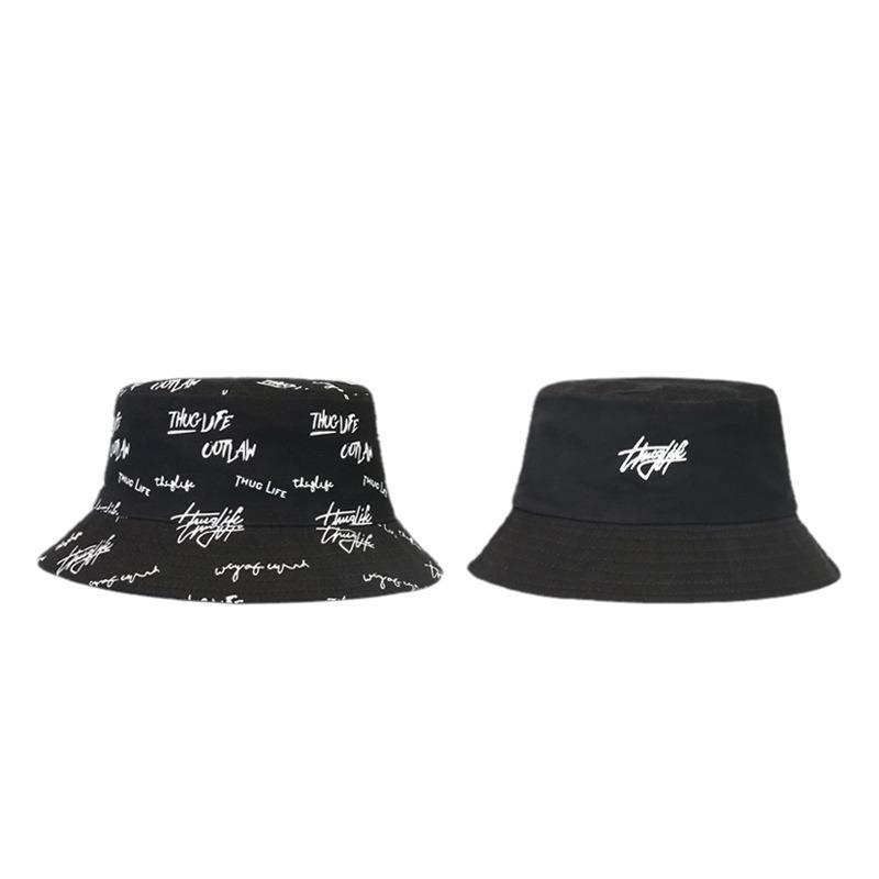 Bucket Hat Men's Summer Ins Tide Big Head Circumference Summer Sun Protection Hat Tide Brand Sun Hat Men's Sun Hat Short Brim