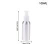 30-150-500Ml Aluminum Liquid Bottle Portable Lotion Dispenser Empty Container Refillable With Full Cover Cap For Cosmetics