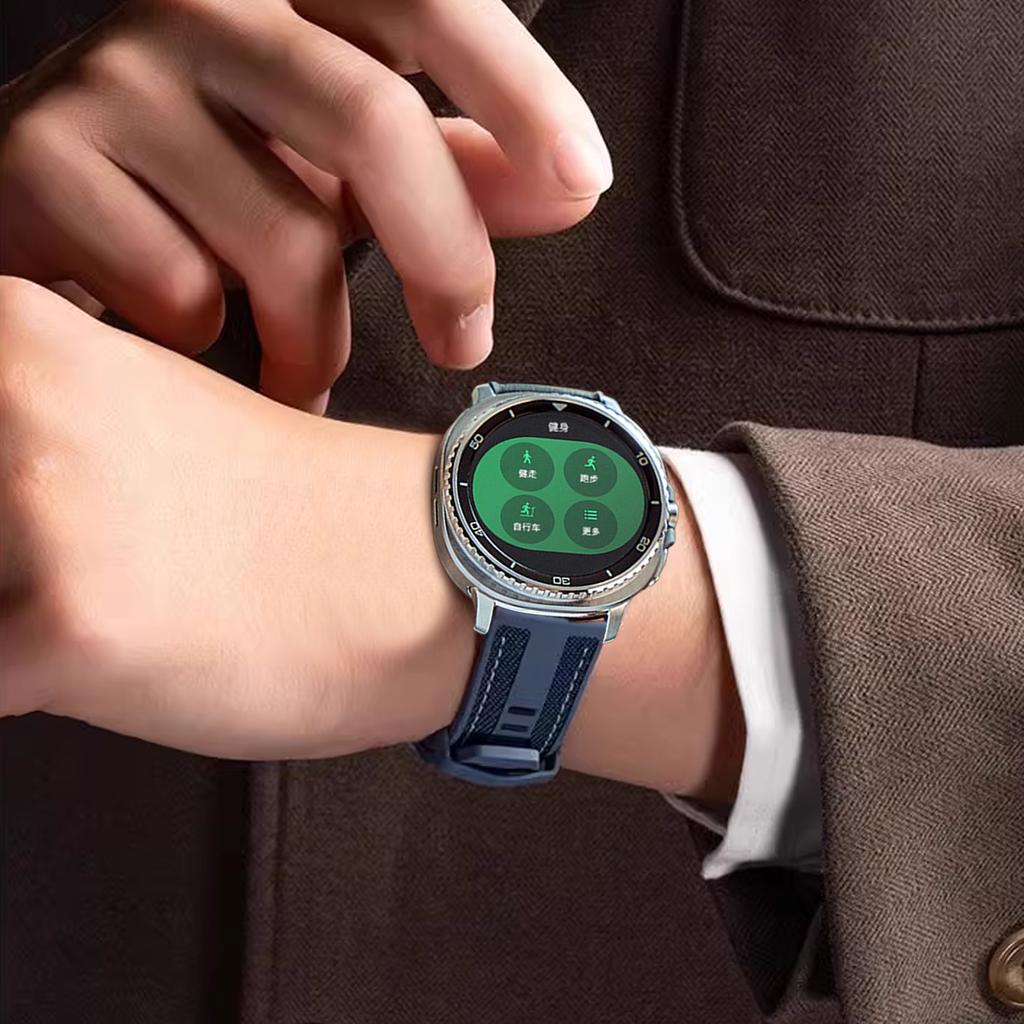 NEW Nylon Silicone Strap for Samsung Galaxy Watch 8Classic 46mm 8 40mm 44mm Correa Sports Band for Galaxy Watch Ultra 2025 47mm