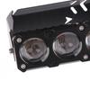 Motorcycle Led Spot Light Dual Color Hi/Low Beam Fog Lamps For Car Trucks Suv Utv Mini Lens Headlight Driving Light