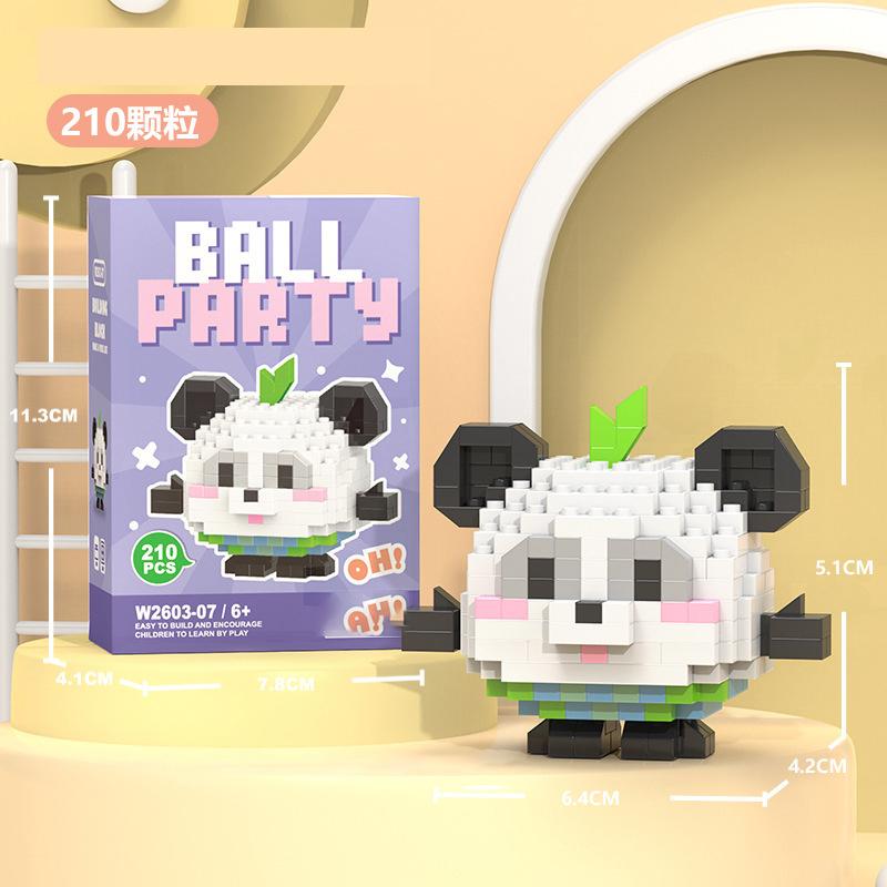 Penguin Constructor Micro Bricks Toys for Children 7 to 10 Year Cat Dog Construction Set for Girl Adults Reindeer Building Block