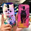 For LG G7 ThinQ Case Cute Cat Luxury Painted Cover Soft Slim Phone Case For LG G7 ThinQ G7Thinq LM-G710 G710 G7+ Back Cover Bags
