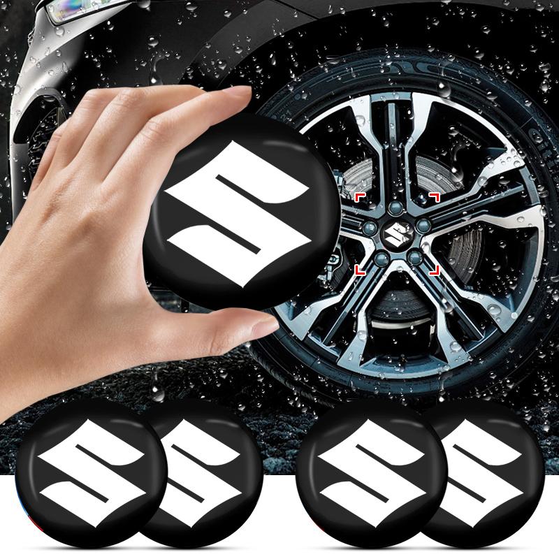4pcs Car Wheel Center Cover Car Hub Caps Car Sticker for Suzuki Samurai Ltz 400 Vitara Gsr 600 Jimny Escudo Swift V Strom 650