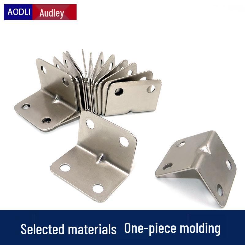L-Shaped 90° Angle Iron Bracket for Furniture & Shelving