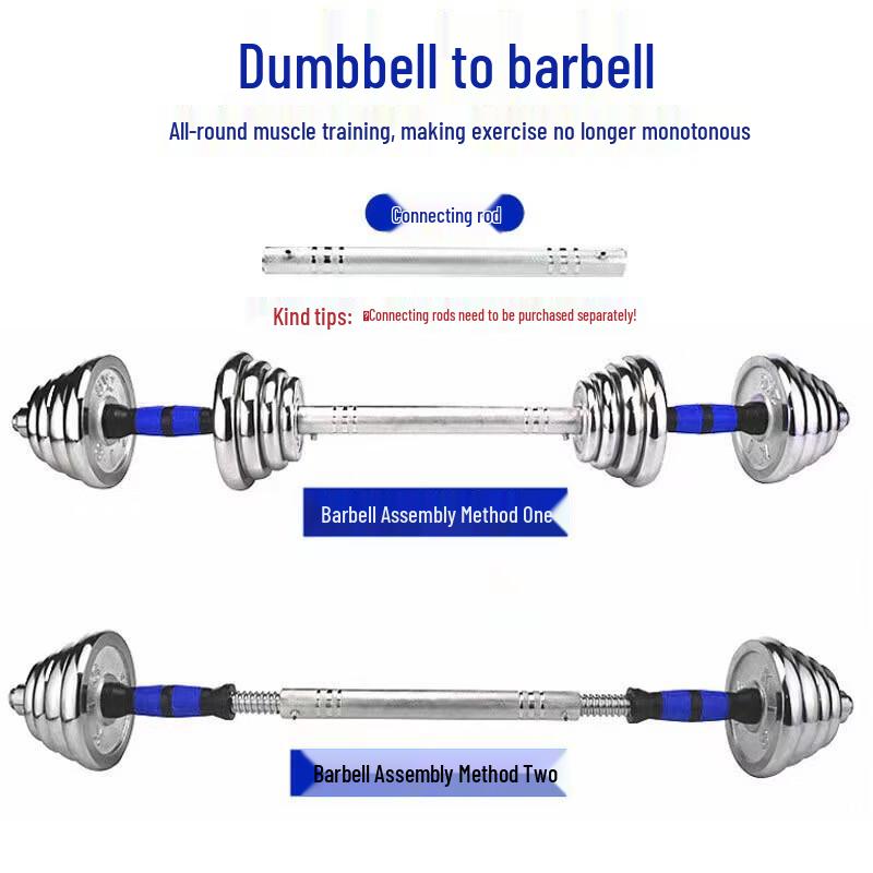 TLXT Solid Iron Barbell Set, 10kg