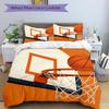 3pcs Basketball Hoop Bedding Set, Includes Without Pillow Inserts, Soft Comfortable Bedding Set,All-Season Use A0924057