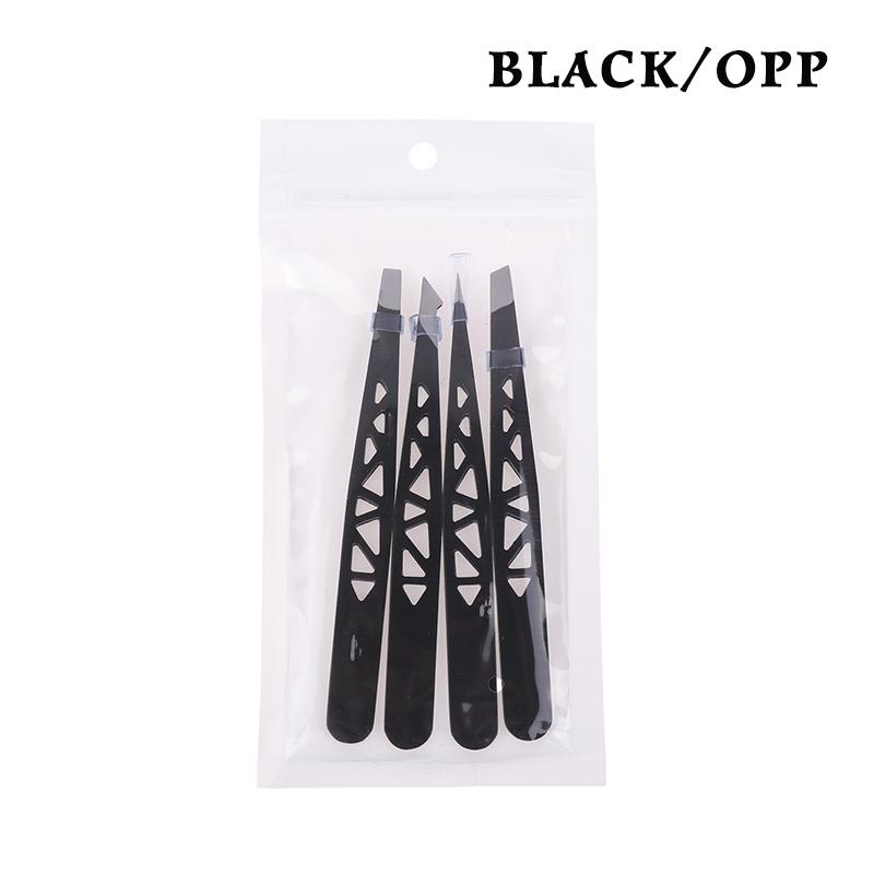 

Набор из 4 профессиональных пинцетов - Идеально подходит для удаления волос на бровях, удаления заноз и вросших волос, для мужчин и женщин A3