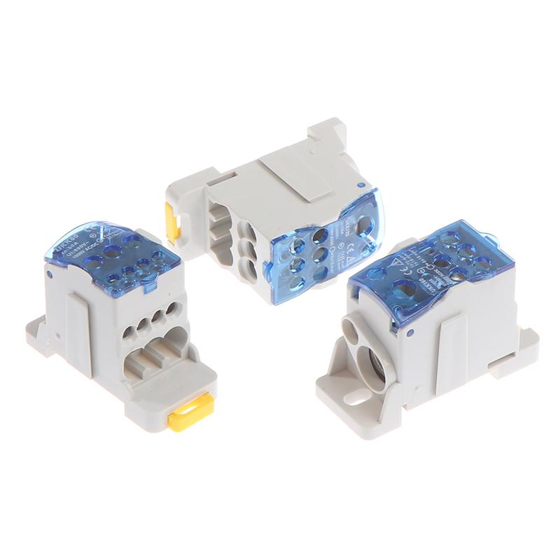 Ukk 80A/125A/160A 1 In Multiple-Out Distribution Box Din Rail Terminal Junction