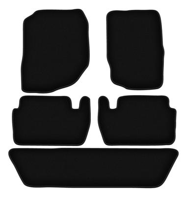 BASIC Black Velour Floor Mats For: Dodge Durango II SUV (2002-2010)