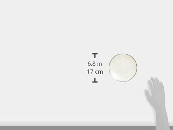 NARUMI Milano Bianca with a Floral and Plum Blossom Cute and Stylish Flat Plate, 16cm, White, Design, Plate, 51461-5667P