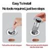 Stainless Steel Floor Drain Filter Washbasin Plug Anti Odor Pop-Up Sink Drain Strainer Basin Stopper Hair Catcher For Shower