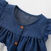 Children's Skirt Summer Dress New Casual Children Round Neck Princess Dress Style Girls Dress