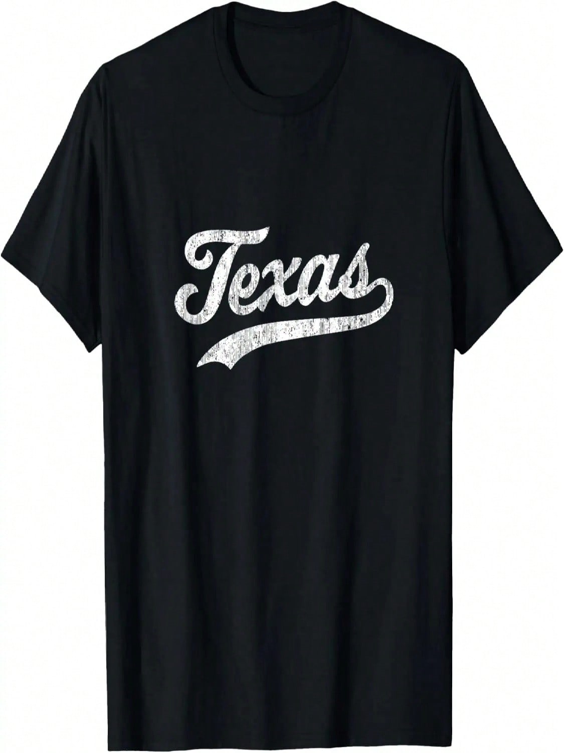 Texas TX T-Shirt Vintage Baseball Sports Script Tee T-Shirt S разноцветный